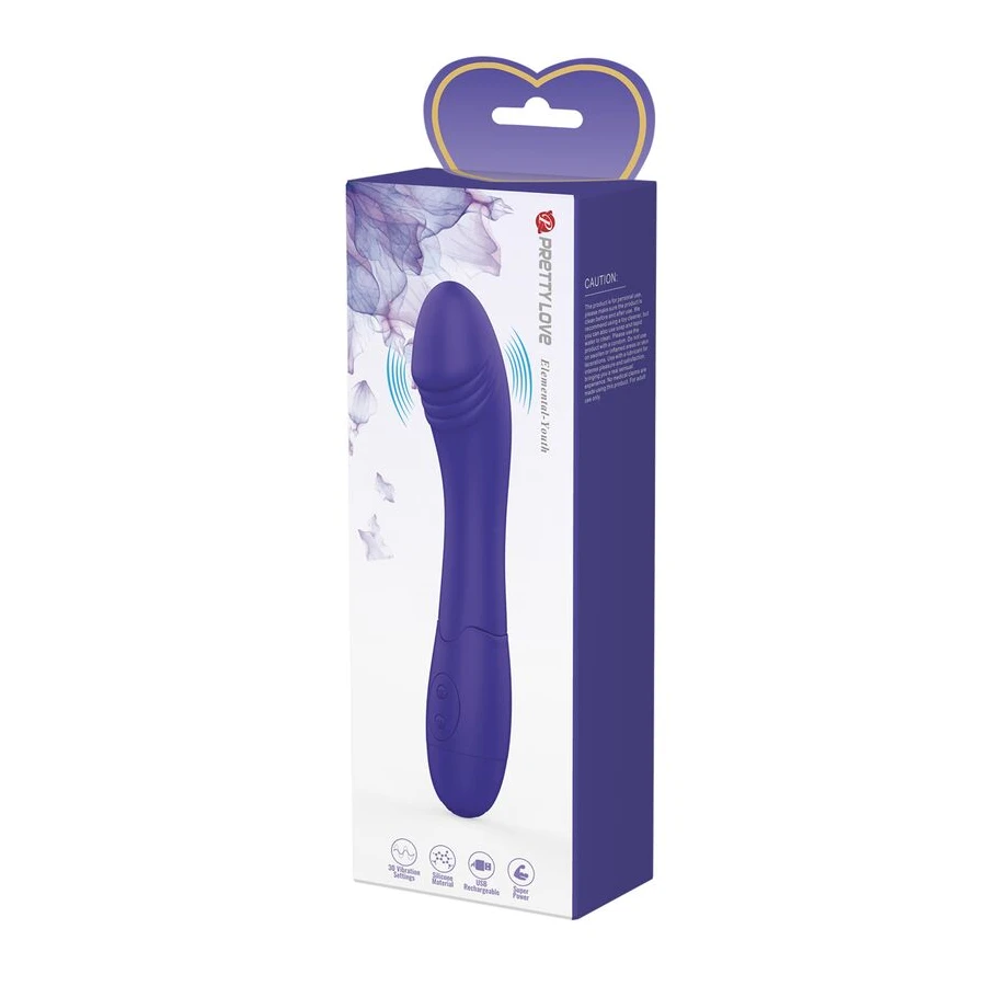 PRETTY LOVE - DILDO VIOLETTO VIOLETTO ELEMENTAL YOUTH